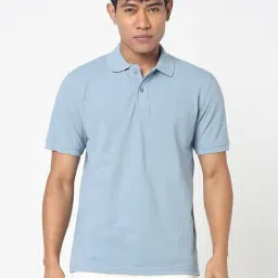 R&B Blue Regular Fit Polo T-Shirt-picture-10