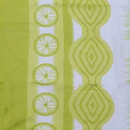 Meena Bazaar Floral Printed Mirror Work Cotton Unstitched Dress Material image 2