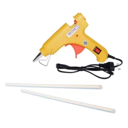 CRAFTYGUN 20 W Glue Gun with 2 Sticks ON OFF Switch & Indicator 7 mm Stick Diameter Yellow, SH_(YEELOO)MINI-20WWT-2-ST-picture-23