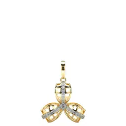 VALANOVA Women 14 Kt Yellow Gold Lab Grown Pendant Diamond-image-26