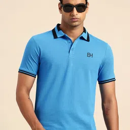 Being Human Polo Collar Pure Cotton T-shirt-picture-15