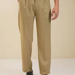 LOCOMOTIVE Men Pleated Trousers-image-82