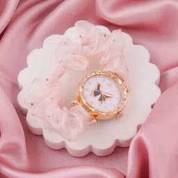 WATCHSTAR Women Dial & Straps Analogue Watch Zudi Ribbin Peach Av-image-59