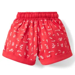Enfance Core Arrows Printed Shorts - Orange image 2