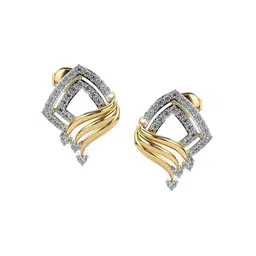 VALANOVA 18K Yellow Gold 0.56 Ct Lab Grown Diamond Earrings-image-83