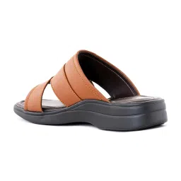 khadim Lazard by Khadims Men's Tan Casual Sandals image 5