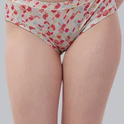 Soie Multi Polyester Regular Fit Printed Panties - Pack of 2 image 5