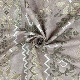 Swayam Ananda Pink Cotton 210 TC 130 GSM King Size Bedsheet With 2 Pillow Covers image 5