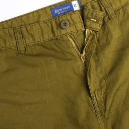 Bene Kleed Olive Solid Shorts image 5