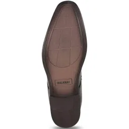 Walkway Men's Black Derby Shoes image 5