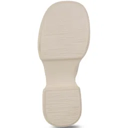 Mochi Women's Beige Casual Wedges image 5