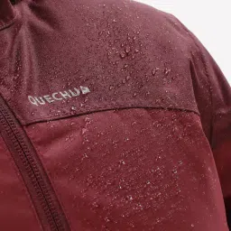Quechua by Decathlon Kids Deep Chocolate Hiking Jacket image 5