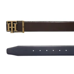 Tommy Hilfiger Men's Brown & Navy Solito Reversible Belt image 5