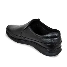 Allen Cooper Men's Black Casual Slip-Ons image 5
