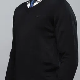 Cloak & Decker by Monte Carlo Black Regular Fit Pullover image 5