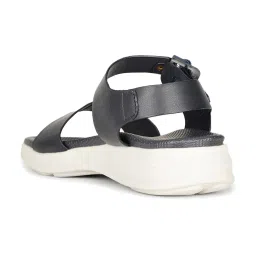 Bata Women's CRICE Blue Ankle Strap Wedges image 5