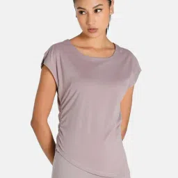 Puma Purple Regular Fit Yoga T-Shirt-image-49