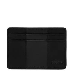 Fossil Everett Black Paneled Card Holder for Men-picture-13