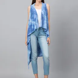 Globus Blue Printed Shrug-image-19