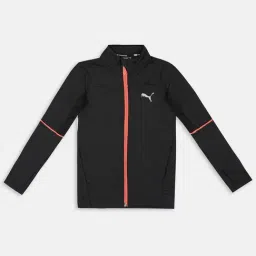 Puma Kids Black Regular Fit Full Sleeves Jacket-image-47