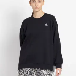 Adidas Originals Black Cotton Sweatshirt-image-48
