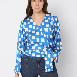Vero Moda Blue Printed Top-image-11