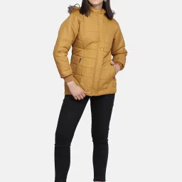 BUYNEWTREND Yellow Regular Fit Jacket image 5