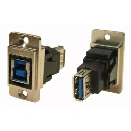 RS PRO Straight Panel Mount USB Connector 2 Port Type B to A, 2354750-picture-41
