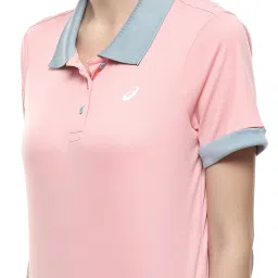 Asics Pink Polo T-Shirt image 5