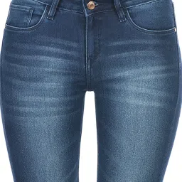 NUMERO UNO Blue Denim Skinny Fit Mid Rise Jeans image 5