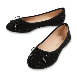 Melange by Lifestyle Women's Black Flat Ballets image 5