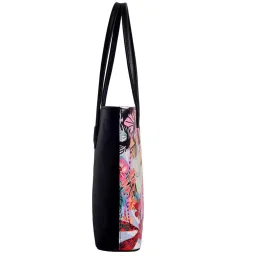 Lino Perros Multicolor Synthetic Printed Tote Handbag image 5