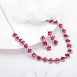 GIVA 925 Sterling Silver Rose Gold Set for Women-image-68