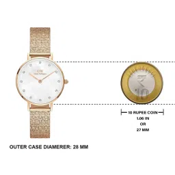 Daniel Wellington DW00100590 Petite Analog Watch for Women image 5