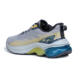 Columbus Men's Grey & Mustard Running Shoes image 5