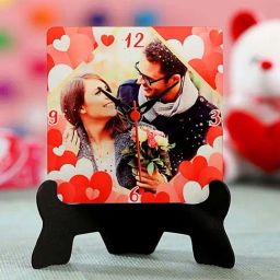 FNP Personalised Couple Love Table Clock-picture-36