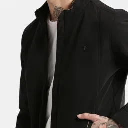 showoffff Showoff Black Slim Fit Jacket image 5