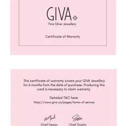 giva Sterling Silver Zirconia Square Necklace for Women and Girls image 5