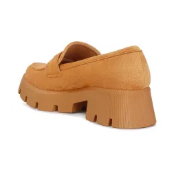 London Rag Women's Tan Casual Loafers image 5