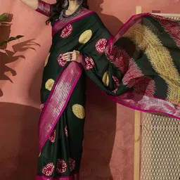 Sangria Printed Saree With Blouse-image-84