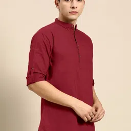 ZELINCO Men Thread Work Kurta image 3