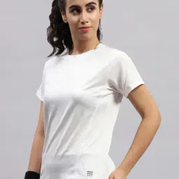 Rock.it by Monte Carlo Women Printed Regular Fit Round Neck Half Sleeve Top image 3