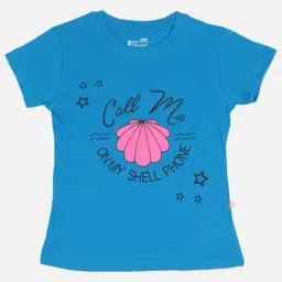 Bodycare Kids Blue Cotton Printed T-Shirt-picture-25