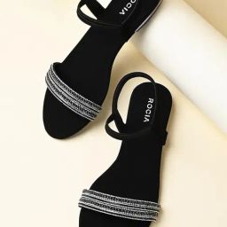 Rocia Women Wedding Black Sandal-picture-24