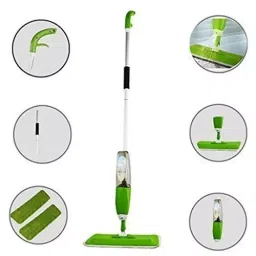 DeoDap 360° Rotation Aluminum Microfiber Spray Mop Pad Assorted Color for Floor Cleaning, 1739 image 5