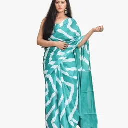 KIAARON Pure Cotton Block Print Saree-picture-18