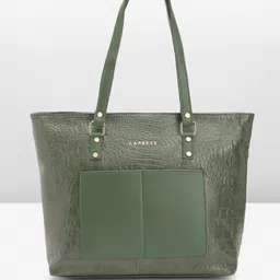 Caprese Textured Structured Laptop Shoulder Bag image 1