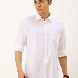 Parx Slim Fit Pure Cotton Casual Shirt-image-57