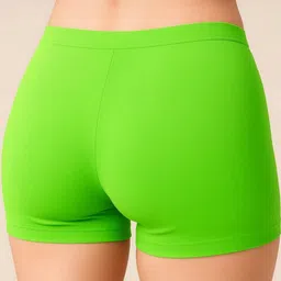 UllasPemium Women Pack of 2 Solid Mid-Rise Cotton Blend Boy Shorts image 4