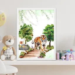 Outfit collections Jungle Theme Art Kids Painting For Wall Décor-image-88